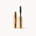 Gilded Lashes Mascara Sample 2 ml featuring an open gold tube and wand for length and volume