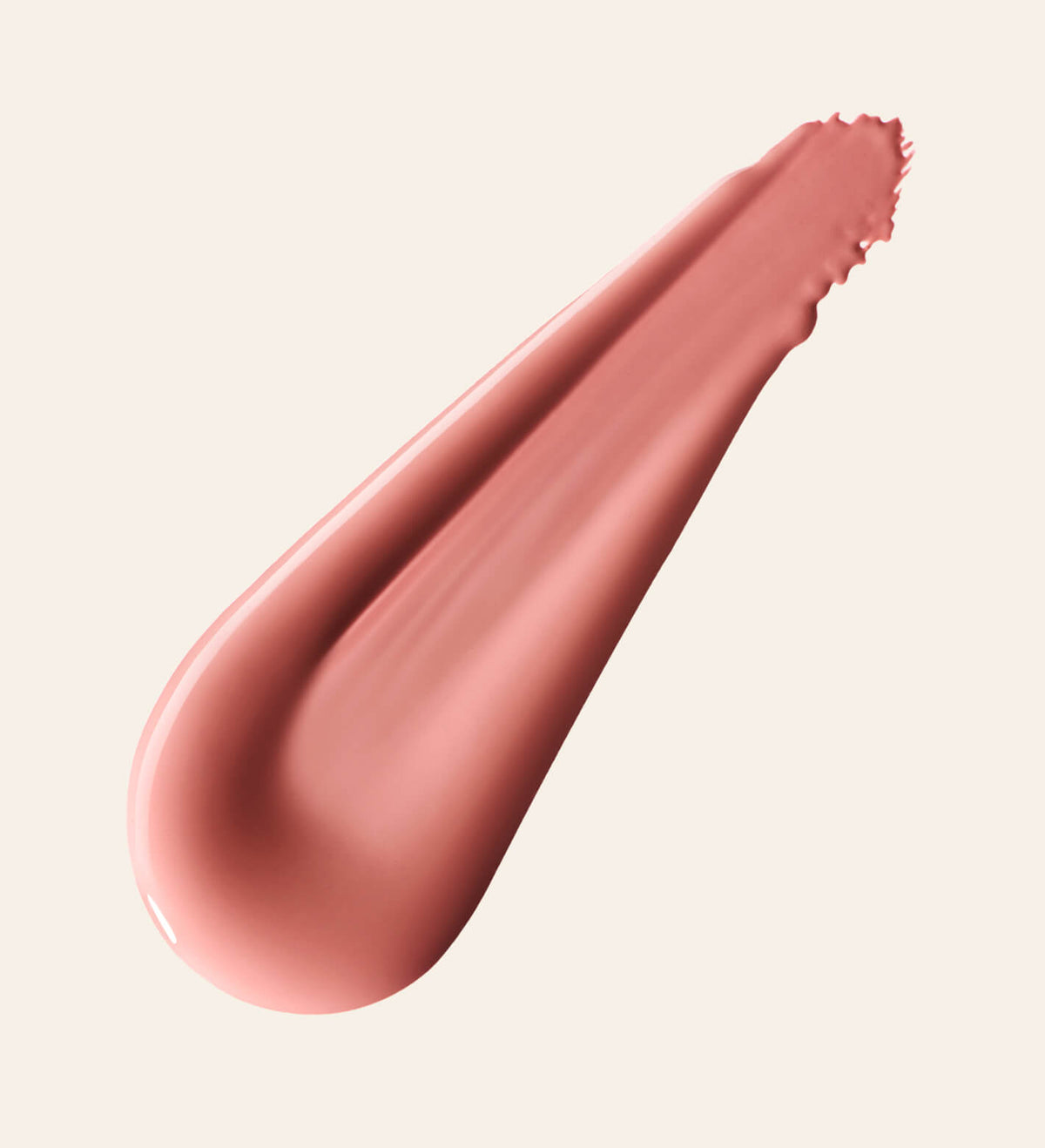 Mini Vibrant Cheeks Liquid Blush swatch in Dusty Rose showing the neutral pink shade and dewy liquid texture
